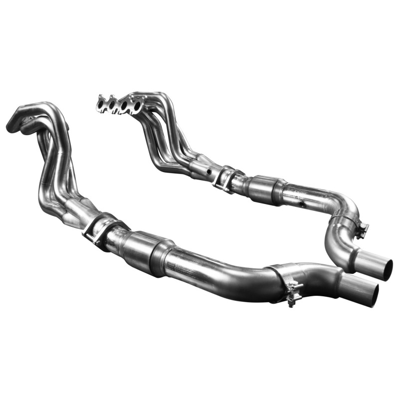 Ford Mustang Performance Exhaust - Kooks Headers - 1-3/4in SS Headers w/ GREEN Catted Connection Pipe - `15-`24